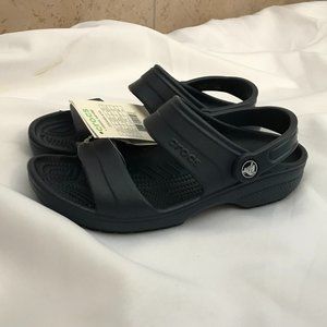 Crocs Men's and Women's Classic Sandal Navy Blue, M5/W7